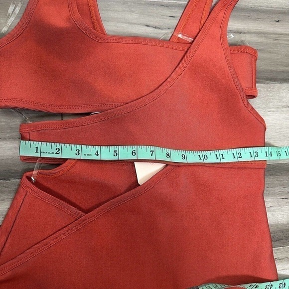 NWT House of CB Michi Rust Cut Out Mini Dress Women's Bodycon Size L - Picture 8 of 10
